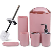 CERBIOR blush pink bathroom dispenser for elegant countertop organization