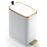 CEROELDA small trash can with lid closed for tidy corners.