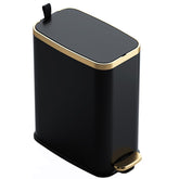 CEROELDA small trash can with lid soft-close for quiet operation.