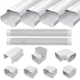 Cestluck mini split line cover kit providing a clean 4-inch line hide on exterior walls