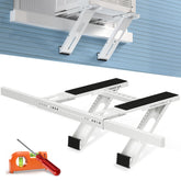 Cestluck no drill window AC bracket installation showing quick, sturdy setup