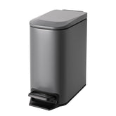 Cesun small trash can with soft-close lid for quiet bathroom use and space efficiency.