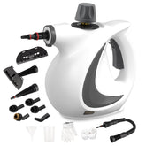 Ceyodo handheld steam cleaner front view showing compact design for quick cleaning