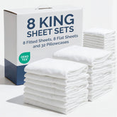 CGK Unlimited bulk king sheet sets packaging highlighting wholesale value