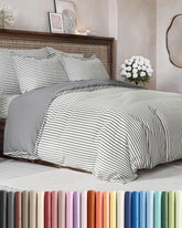 CGK Unlimited duvet cover queen 90x90 highlights ultra-soft double-brushed fabric for cozy nights.