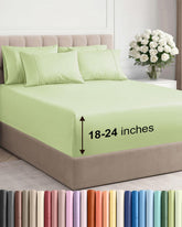 CGK Unlimited extra-deep-queen flat sheet fits very deep mattresses