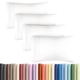 CGK Unlimited King pillow cases 4-piece set in antique white for hotel-quality comfort.