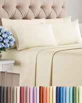 CGK Unlimited King flat sheet with silky, breathable finish for cooling comfort.