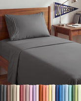 CGK Unlimited Twin XL 3pc sheet set packaging protects sheets during transit.