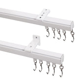 ChadMade ceiling track kit with hooks, wide-span for large windows.