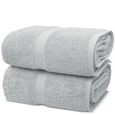 Chakir Turkish Linens 100pct cotton bath sheets deliver plush softness and high absorbency.