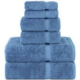 Chakir Turkish Linens bath towels plush and absorbent for spa-like drying at home.