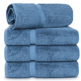 Chakir Turkish Linens luxury towel close-up shows plush, highly absorbent fibers.