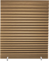 Changshade pleated paper shade folded brown for privacy in any room.