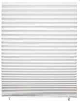 Changshade pleated shade cut-to-size provides a custom fit and privacy.