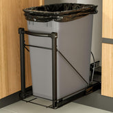 Chenthrall soft-close rail under-sink organizer for quiet operation.