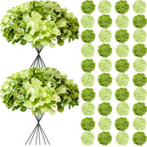 Cherica hydrangea artificial flowers heads with stems for bulk dΓ©cor and easy centerpieces.