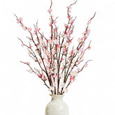 Cherica pink cherry blossom branch, 39 inches, ideal for elegant home decor