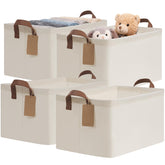CHICVITA storage basket with sturdy base plates for durable organization.