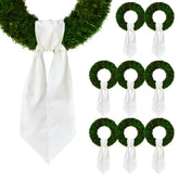 Chmacura Christmas wreath sash on front door for festive decor