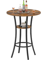CHOEZON round bar table top view highlighting sturdy construction for daily use
