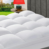 CHOKIT Queen Mattress Topper with ultra-soft-fill for plush comfort