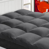 CHOPINMOON king mattress topper with double-border pillow top for plush comfort