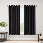 ChrisDowa blackout curtain panel 01 with grommets for smooth sliding; room darkening and privacy.