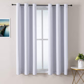 ChrisDowa grommet curtain top grommets enable easy hanging and smooth operation.