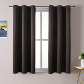 ChrisDowa grommet curtains with easy installation and smooth sliding.