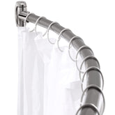 Chrsouly curved shower rod extends to 42β72 inches for extra elbow room.