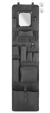 Chuanke Police Style shelf front view showing six pockets for organized storage