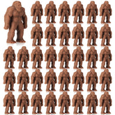 Chunful 50-pack mini Bigfoot figurines for party decor and gifting.