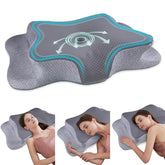 CHxxy cervical neck pillow contour surface for precise spine alignment and comfy support.