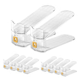 CiBiZi shoe slots organizer clear 10-pack with adjustable height for versatile storage