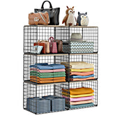 Cidaziya 6 pack closet organizers with widened opening for bulky garments