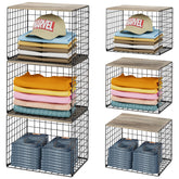Cidaziya widened closet shelf top board adds space for shoes and bags.