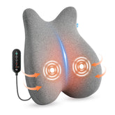 CILI heated lumbar pillow on an office chair provides ergonomic back support.