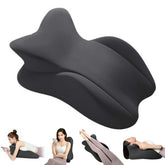 Cililave memory foam ergonomic pillow front view shows stable prone support for reading.