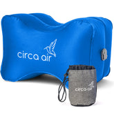 Circa Air knee pillow with travel pouch for effortless portability
