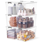 Citylife 7.8 Qt bin with lid closed for pantry organization.