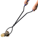 CKLT 40in fire tong log grabber for safe large-log handling