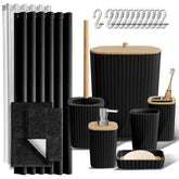 Clara Clark black bathroom sets collection for a cohesive, modern look.