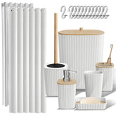 Clara Clark white toothbrush holder for a tidy sink area
