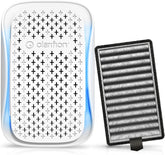 Clarifion DSTx portable air purifier front view for compact space air improvement.
