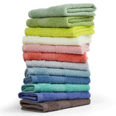 Cleanbear 12-pack washcloths in assorted colors for family use