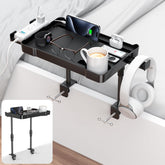 CLESOO Bedside Shelf on top bunk shows roomy surface within reach.