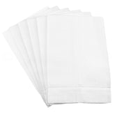 CleverDelights white hemstitched towels six-pack, 14 by 22 inches, ideal for decorative kitchen and bath