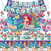 Cloira Ariel banner for a Little Mermaid party boosts celebration vibes and photo moments.