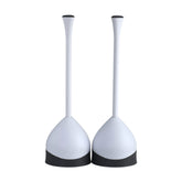Clorox toilet plunger with hideaway caddy set keeps essentials accessible for quick unclogging.